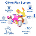 Clixo Tiny & Mighty Sparkle 9-piece magnetic building set