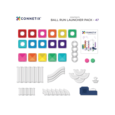 Connetix Ball Run Launcher Pack 47pc