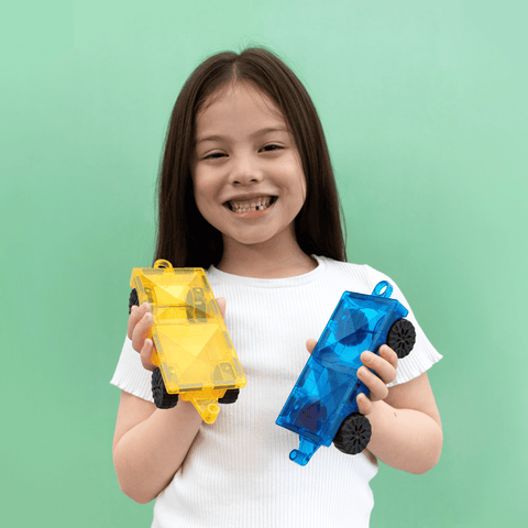 Connetix Bright 2 piece Car Pack