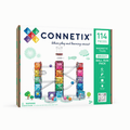 Connetix Bright Ball Run Pack 114 piece magnetic tile set