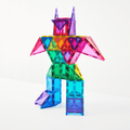 Connetix bright magnetic tile shapes including squares and triangles