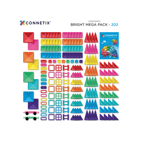 Connetix Bright Mega Pack 202pc