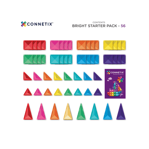 Connetix Bright Starter Pack 56pc