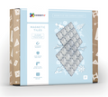 Connetix 2 piece Base Plate Pack  - Clear - The Toybox NZ Ltd