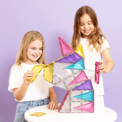 Connetix Glitter Unicorn Pack 56pc
