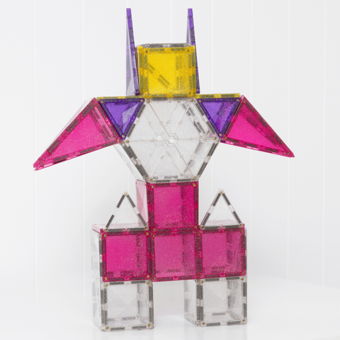 Connetix Glitter Unicorn Pack 56pc