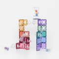 Connetix Pastel Ball Run tube pieces and bends