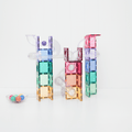Connetix Pastel Ball Run tall tower build