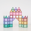 Connetix pastel magnetic tiles in soft pastel colours