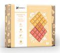 Connetix 2 piece Base Plate Pack  - Lemon & Peach - The Toybox NZ Ltd