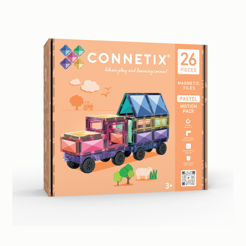 Connetix Pastel Motion Pack 26pc