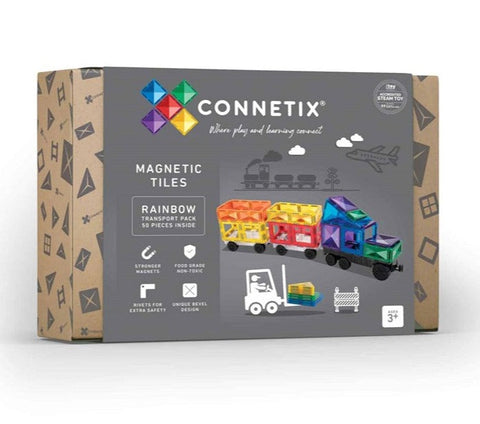 Connetix Rainbow Transport Pack 50pc