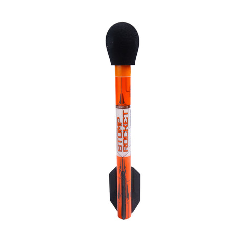 Cooee Light Up Stomp Rocket glowing rockets at night
