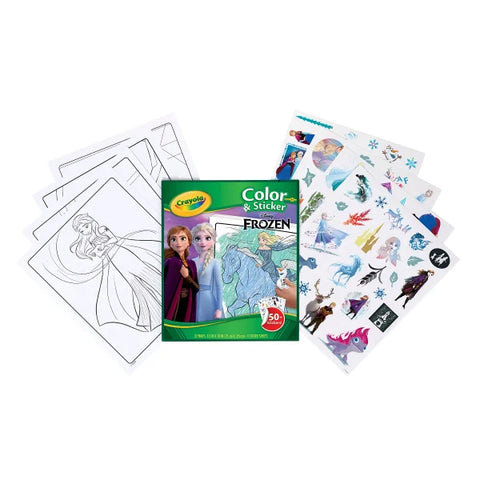Crayola Colour & Sticker Book - Frozen II