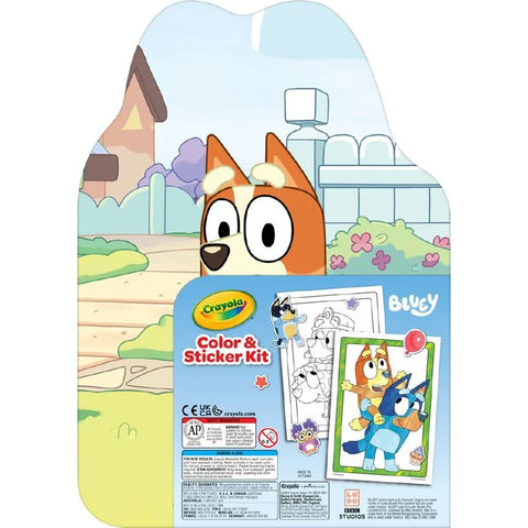 Crayola Colour & Sticker Kit - Bluey