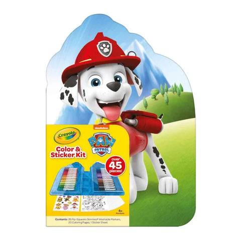 Crayola Colour & Sticker Kit - Paw Patrol
