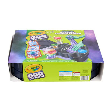 Crayola Goo Galactic All-in-1 Sensory Station back view