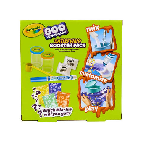 Crayola Goo Satisfying Booster Pack back view