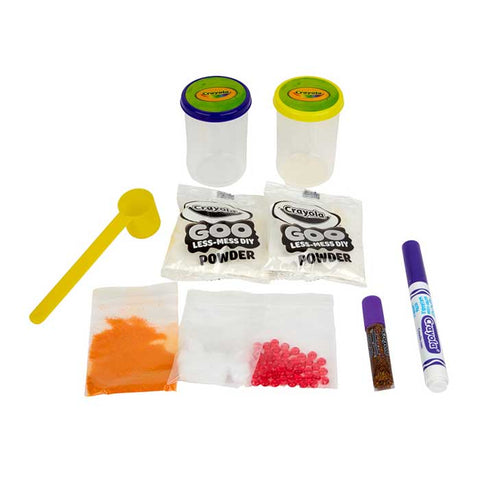 Crayola Goo Wacky Booster Pack contents