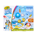 Crayola Color Wonder Mess Free Light-Up Stamper Bluey toy packaging on a white background