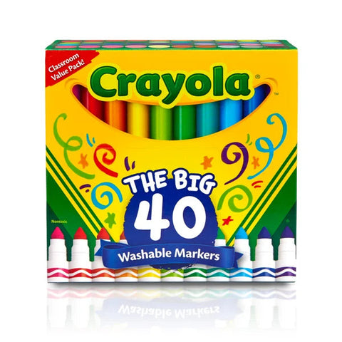 Crayola Washable Broadline Markers The Big 40