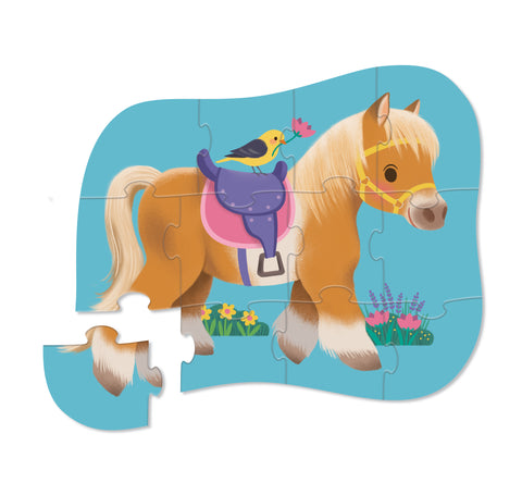 Crocodile Creek 12pc Mini Puzzle - Pony
