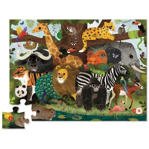 Crocodile Creek 36pc Floor Puzzle - Jungle Friends