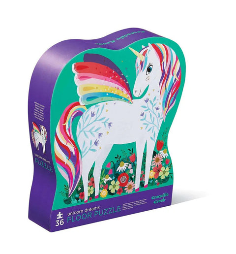 Crocodile Creek 36pc Floor Puzzle - Unicorn Dreams