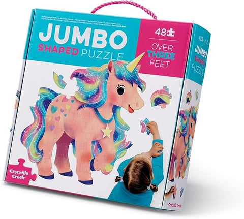 Crocodile Creek 48pc Jumbo Floor Puzzle - Unicorn