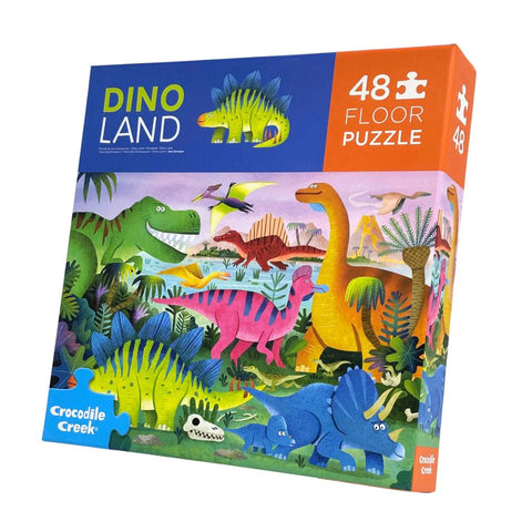 Crocodile Creek 48pc Puzzle - Dino Land