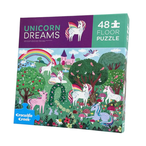 Crocodile Creek 48pc Puzzle - Unicorn Dreams