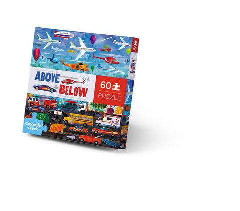 Crocodile Creek 60pc Above & Below Puzzle - Things That Go