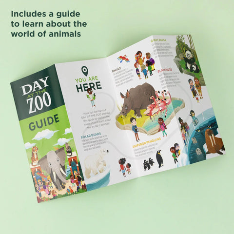 Crocodile Creek 60pc Day at the Museum Puzzle - Zoo