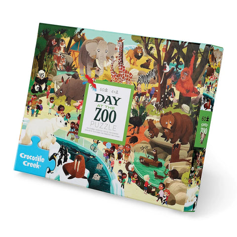 Crocodile Creek 60pc Day at the Museum Puzzle - Zoo