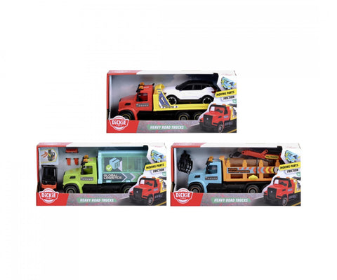 Dickie Toys Heavy Road Truck - Car Transporter