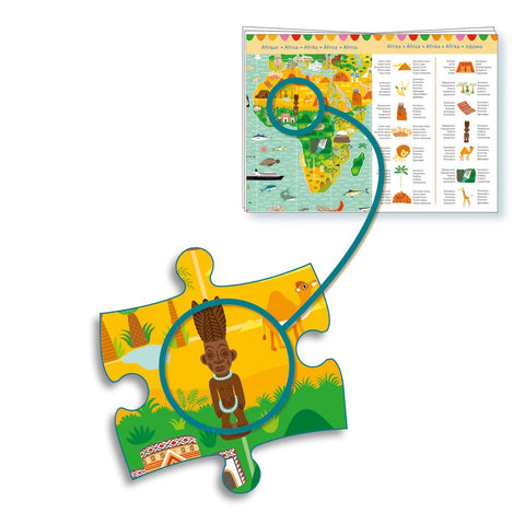 Djeco Around The World Puzzle 200pc