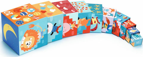 Djeco Beach Stacking Cubes