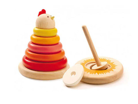 Djeco Cachempil Stacking Mother hen