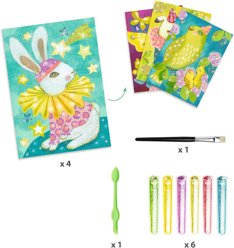 Djeco Carnival of the Animals Glitter Boards