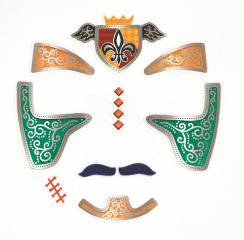 Djeco Face Stickers - Knight