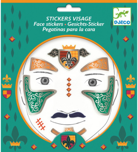 Djeco Face Stickers - Knight