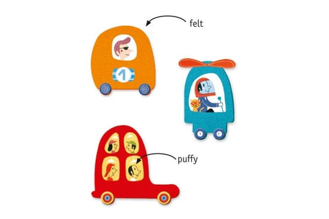 Djeco I Love Cars Sticker Kit