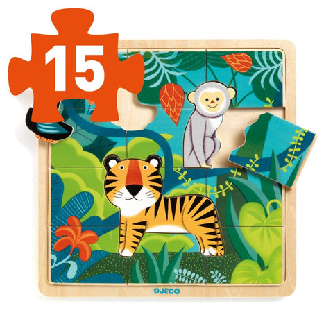 Djeco Puzzle - Jungle 15pc*