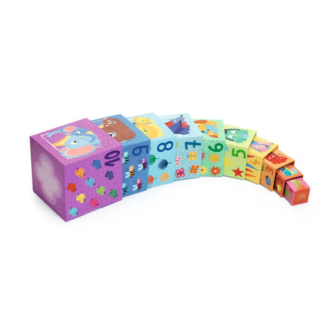 Djeco Rainbow Stacking Cubes