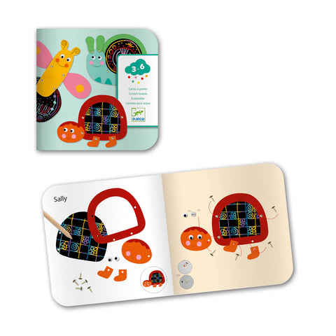 Djeco Scatch Cards for Little Ones - Scratch The Funny