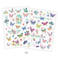 Djeco Dream Butterflies pastel tattoo sheets