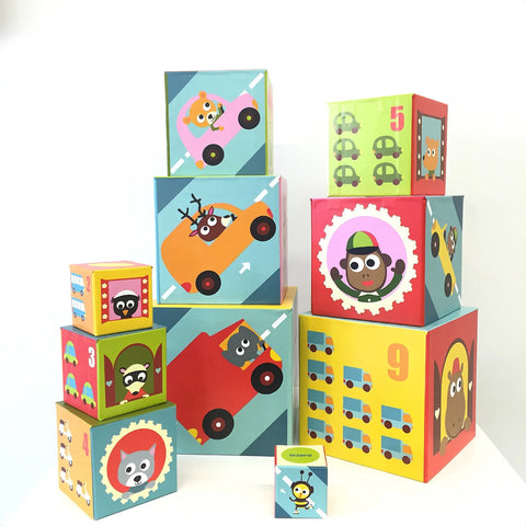 Djeco Vehicle Stacking Blocks