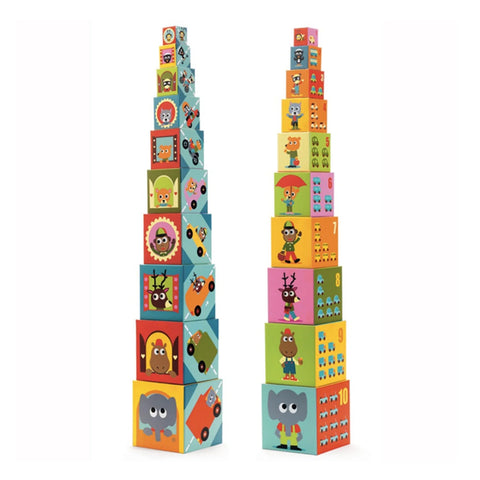 Djeco Vehicle Stacking Blocks