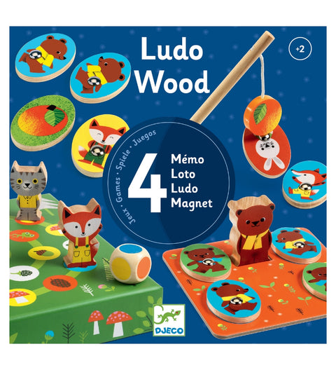 Djeco Wooden Educative Game Ludo