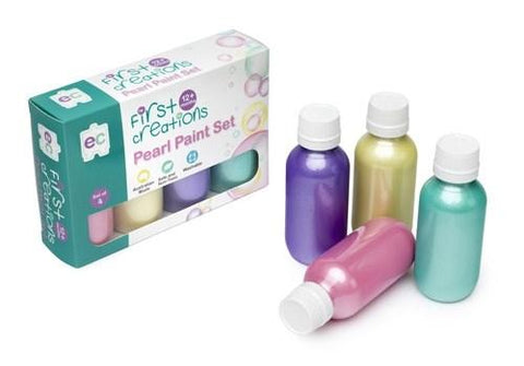 EC First Creations Pearl Paint Set - 4 pack - The Toybox NZ Ltd